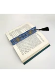 Rumi Desen Baskılı, Püsküllü Kitap Ayracı (hediyelik Bookmark,ayraç-138) - 2