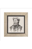 Italyan Kaşif Marco Polo Baskılı Mdf Magnetkrg-062buzdolabı Süsü - 4