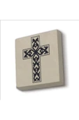 Haç Baskılı Taş Magnet 5X5 - 1