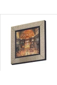Ayasofya Camii içi  Baskılı MDF Magnet 7X7 - 1