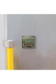 İtalya Görseli Baskılı Taş Magnet 5X5 - 3