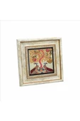 Tavus Kuşları Baskılı Taş Tablo 20x20 - 1