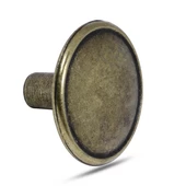 Art Düğme Kulp Daire Çekmece Mutfak Dolap Kapak Kulpu Kulbu Metal Tek Vidalı Kulp - 4