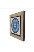 Nazar Boncuklu Desen Baskılı MDF Magnet 7X7 - 5