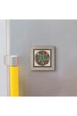 İtalyan Mutfağı  Sembolleri Baskılı MDF Magnet 7X7 - 3