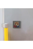 Hz. Isa Görseli Baskılı Taş Magnet 5X5 - 3