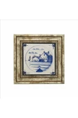Hollanda Deseni Baskılı Taş Tablo 25X25 - 2