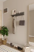 Modern Duvar Askılık | Hol Askılık | Duvar Askılık | Portmanto | Vestiyer 80 cm - 3