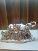 kırılmaz polyester, BEYAZ  RENK fil biblo thumbnail 5