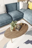 woodaria  Orta Sehpa, Masa, Ahşap Ayaklı Orta Sehpa, Salon Masası, Sehpa - 4