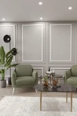 Zigon ve Orta Sehpa Seti | Salon Seti | Sehpa Seti | Oturma Odası Seti | Oval - 8