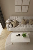 woodaria  Orta Sehpa, Ahşap Ayaklı Orta Sehpa, Salon Masa, Sehpa - 3