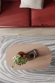 Orta Sehpa, Salon Orta Sehpa, Ahşap Ayaklı Orta Sehpa, Salon Masa, Sehpa - 1