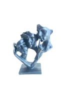 kırılmaz polyester,SİYAH RENK konuşma duyma görme heykel biblosu thumbnail 4