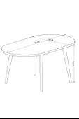 Zigon ve Orta Sehpa Seti | Salon Seti | Sehpa Seti | Oturma Odası Seti | Oval - 12