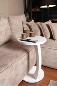 woodaria  Tekerlekli C Sehpa Mdf, Yan Sehpa, Zigon Sehpa, Servis Sehpası, Laptop Sehpası, Sehpa - 4