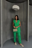 JAKAR KUMAŞ YELEK - PANTOLON TAKIM - Yeşil - 2