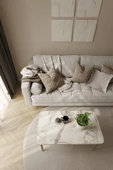 woodaria  Orta Sehpa, Ahşap Ayaklı Orta Sehpa, Salon Masa, Sehpa - 4