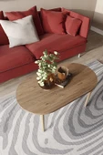 Orta Sehpa, Salon Orta Sehpa, Ahşap Ayaklı Orta Sehpa, Salon Masa, Sehpa - 6