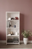woodaria  Kitaplık | Çok Amaçlı Dolap 4 Bölmeli  |  Dosya Dolabı - 4