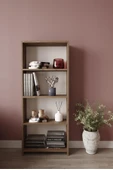 woodaria  Kitaplık | Çok Amaçlı Dolap 4 Bölmeli  |  Dosya Dolabı - 4