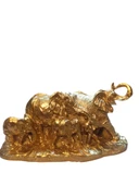 kırılmaz polyester,SARI RENK fil biblo thumbnail 3