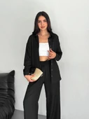 Gömlek Pantolon Ikili Takım - Siyah - 2