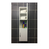 2 Kapaklı Bölmeli Banyo Asma Boy Dolabı Çok Amaçlı Duvara Monteli Dolap AsmaDolap - 3