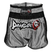 DragonDo MT3075 Retro NEO Muaythai Şortu Gri Kick Boks Şortu - 1