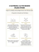 Dermal 3 Katmanlı Altın Gold Flash Foil Göz Altı Torbalarına Karşı Kağıt Göz Maskesi 4 gr 5 Adet - 6