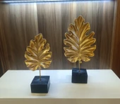 kırılmaz 2li SARI RENK çınar yaprağı biblosu thumbnail 4