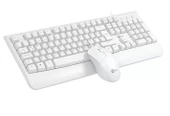 Lenovo Lecoo CM105 Q Türkçe USB Beyaz Klavye + Mouse Seti - 2