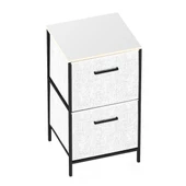 Çocuk 2 Çekmeceli Orta Boy Komodin Sehpa Gri 1609 - 6