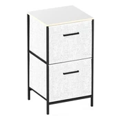 Çocuk 2 Çekmeceli Orta Boy Komodin Sehpa Gri 1609 - 4