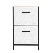 Çocuk 2 Çekmeceli Orta Boy Komodin Sehpa Gri 1609 - 5