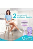 Gillette Venus Gillette Venüs Breeze Kadın Tıraş Makinesi 2 Yedek Başlık Makyaj Çantası Hediyeli. - 4