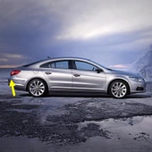 VW Passat CC 2009-2012 Arka Tampon Sağ Köşe Çıtası 3C8807460A - 1