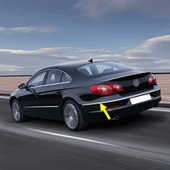 VW Passat CC 2009-2012 Arka Tampon Sol Köşe Çıtası 3C8807459A - 1