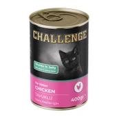 Challenge Tavuklu Yavru Kedi Konservesi 400 gr - 1