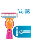 Gillette Venus Simply Kadın Tıraş Makinesi Ve 3 Yedek Tıraş Bıçağı mrcn7702018366286 - 2
