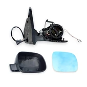 VW Bora 1999-2005 Sağ Dış Dikiz Aynası Komple Küçük Tip Elektrikli - 1