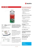 Würth Hhs Drylube - Kuru Zincir Yağlama 400ml ''made In Germany'' - 2