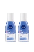NIVEA Çift Etkili Göz Makyajı Temizleyici 125 ml X 2 Adet - 1