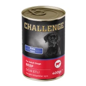 Challenge Pate Sığır Etli Yetişkin Köpek Konservesi 400 gr - 1