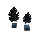 kırılmaz 2li SİYAH RENK çınar yaprağı biblosu thumbnail 5