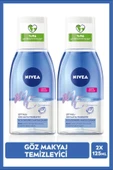 NIVEA Çift Fazlı Göz Makyaj Temizleyici 125ml, Etkili Makyaj Temizleyici, Hassas Kirpik Bakımı, X2 Adet thumbnail 1