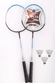 Delta 2 Adet Badminton Raketi İle 3 Adet Badminton Topu Ve Deluxe Badminton Çantası Çiftler İçin Set - 1
