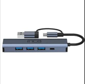 Inca IUTP-5T 5'li USB Tip-C aliminyum Hub - 3