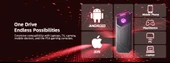 KingSpec Z5 Taşınabilir SSD 1TB, 2090MB/s Metal RGB Kasa USB-C - 4