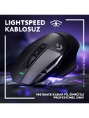 Logitech G502 X 910-006181 Siyah Lightspeed Hero Sarjli Optik Kablosuz Oyuncu Mouse - 2
